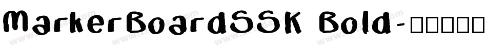 MarkerBoardSSK Bold字体转换